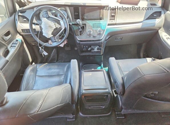 5TDXZ3DC8HS777853 2017 TOYOTA SIENNA Black Vista del salpicadero