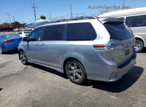 5TDXZ3DC9HS852804 2017 TOYOTA SIENNA Silver Հետևի ձախ