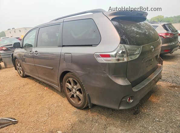 5TDXZ3DC9HS890243 2017 TOYOTA SIENNA Gray Rear left