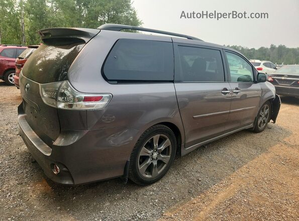 5TDXZ3DC9HS890243 2017 TOYOTA SIENNA Gray Rear right