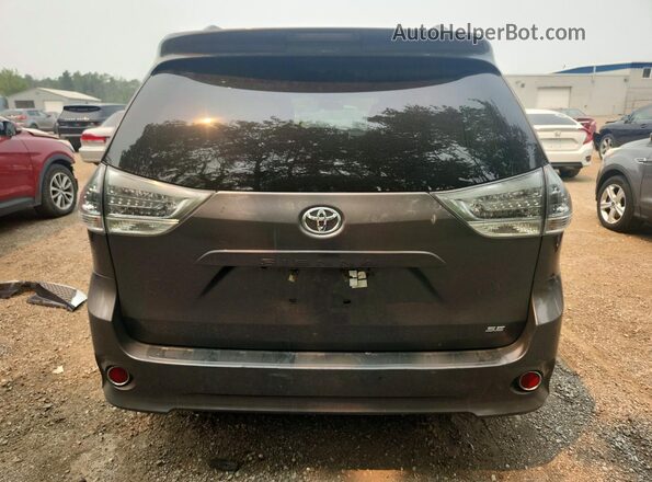 5TDXZ3DC9HS890243 2017 TOYOTA SIENNA Gray Rear view