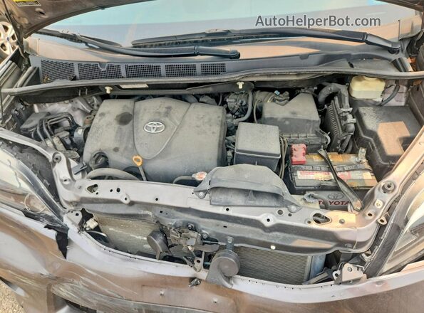 5TDXZ3DC9HS890243 2017 TOYOTA SIENNA Gray Engine compartment view