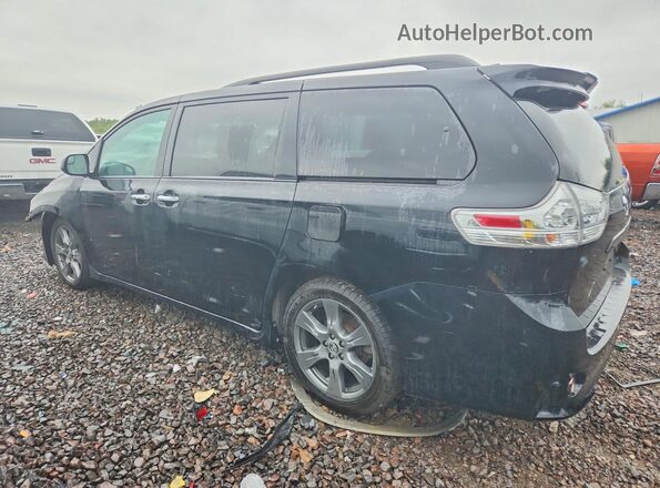 5TDXZ3DC9JS939852 2018 TOYOTA SIENNA Black Задня ліва чверть