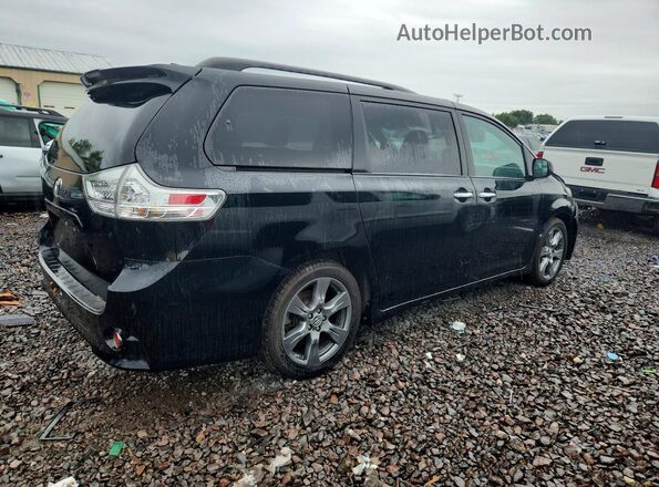 5TDXZ3DC9JS939852 2018 TOYOTA SIENNA Black Задня права чверть