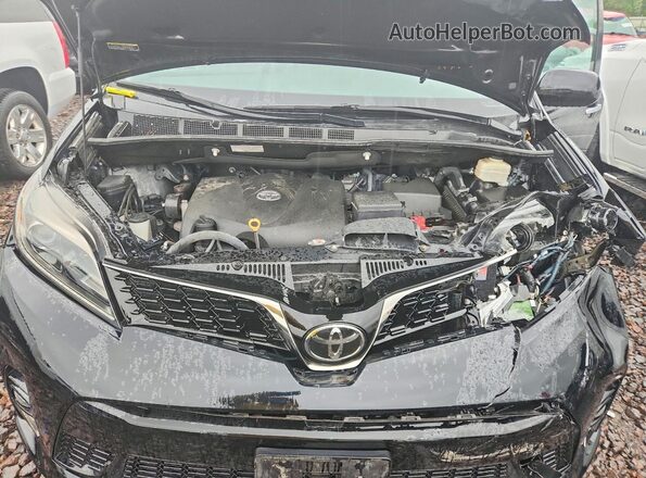 5TDXZ3DC9JS939852 2018 TOYOTA SIENNA Black Вид підкапотного простору