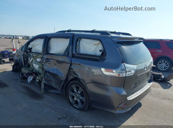 5TDXZ3DCOJS930912 2018 TOYOTA SIENNA Серый Задняя левая четверть