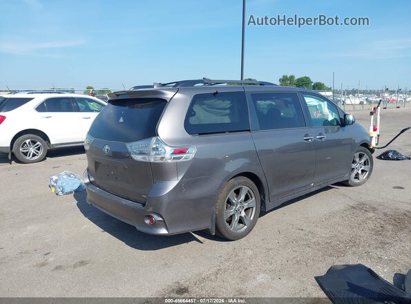 5TDXZ3DCOJS930912 2018 TOYOTA SIENNA Серый Задняя правая четверть