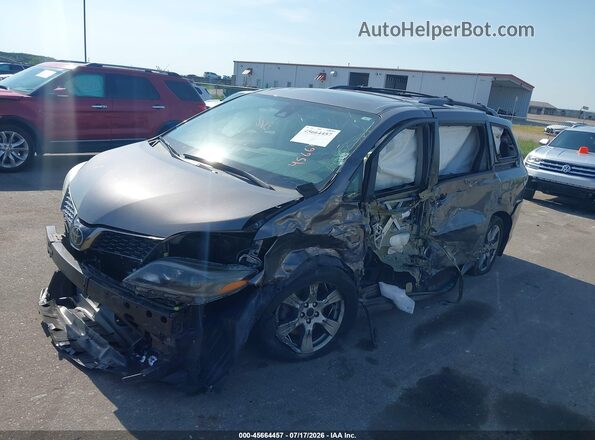 5TDXZ3DCOJS930912 2018 TOYOTA SIENNA Серый Передняя левая четверть