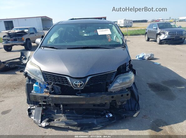 5TDXZ3DCOJS930912 2018 TOYOTA SIENNA Серый Вид задней части салона