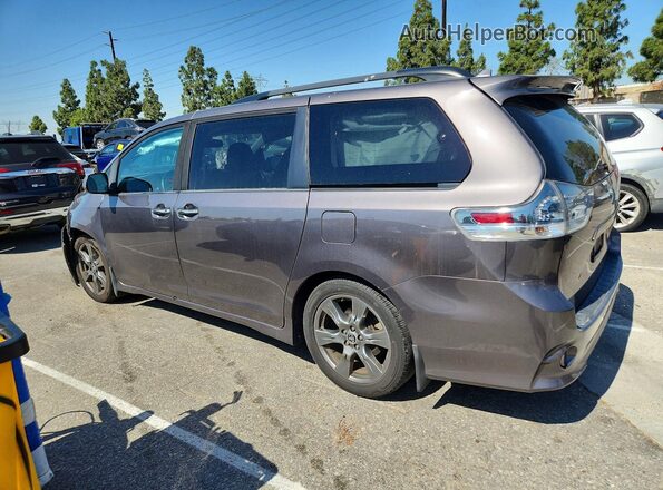 5TDXZ3DCXLS087367 2020 TOYOTA SIENNA Charcoal Հետևի ձախ