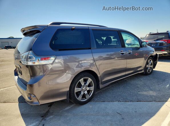 5TDXZ3DCXLS087367 2020 TOYOTA SIENNA Charcoal Հետևի աջ