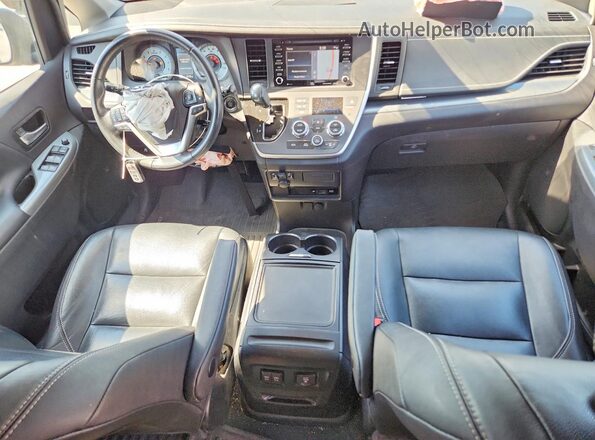 5TDXZ3DCXLS087367 2020 TOYOTA SIENNA Charcoal Առջևի վահանակի տեսք