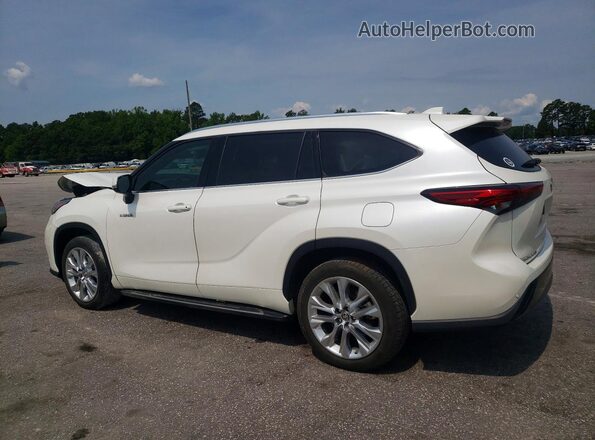 5TDYARAH0MS005467 2021 TOYOTA HIGHLANDER Белый Задняя левая четверть