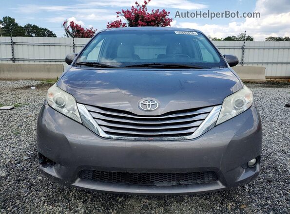 5TDYK3DC0GS707934 2016 TOYOTA SIENNA Gray Vista frontal
