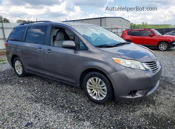 5TDYK3DC0GS707934 2016 TOYOTA SIENNA Gray Delantero derecho