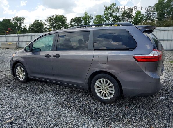 5TDYK3DC0GS707934 2016 TOYOTA SIENNA Gray Trasero izquierdo