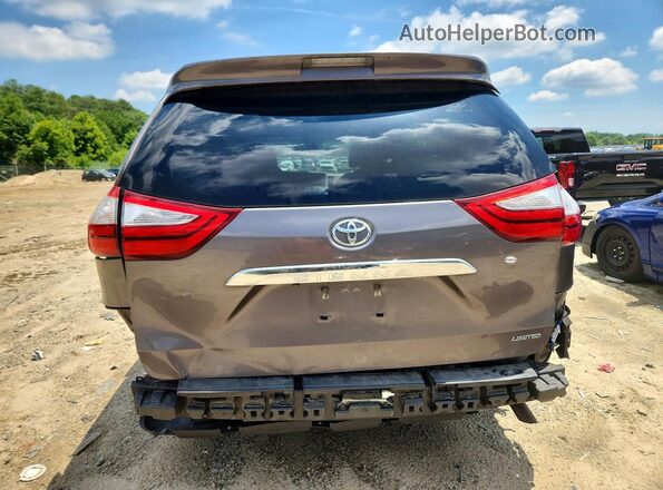 5TDYK3DC0GS758771 2016 TOYOTA SIENNA Серый Вид сзади