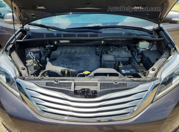5TDYK3DC0GS758771 2016 TOYOTA SIENNA Серый Вид подкапотного пространства