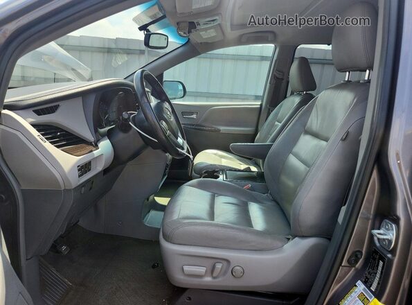 5TDYK3DC0GS759788 2016 TOYOTA SIENNA Gray Front interior view