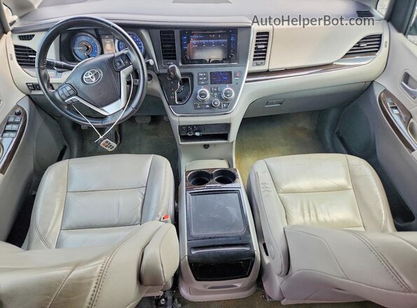5TDYK3DC0GS759788 2016 TOYOTA SIENNA Gray Dashboard view