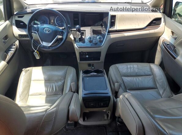 5TDYK3DC1GS755409 2016 TOYOTA SIENNA White Vista del salpicadero