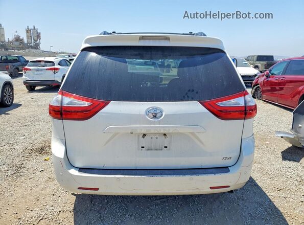 5TDYK3DC1GS755409 2016 TOYOTA SIENNA White Vista trasera