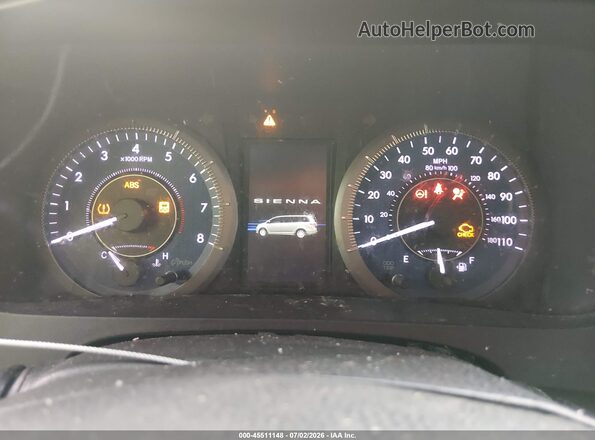 5TDYK3DC1GS763400 2016 TOYOTA SIENNA Yellow Вид задніх сидінь