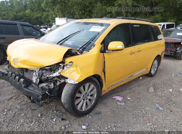 5TDYK3DC1GS763400 2016 TOYOTA SIENNA Yellow Передня ліва чверть
