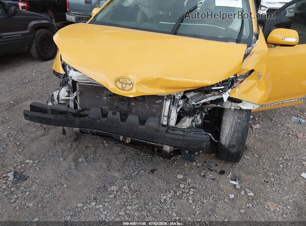 5TDYK3DC1GS763400 2016 TOYOTA SIENNA Yellow Вид спереду