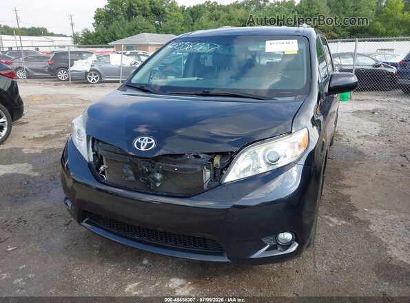 5TDYK3DC2GS723326 2016 TOYOTA SIENNA Black წინა ხედი