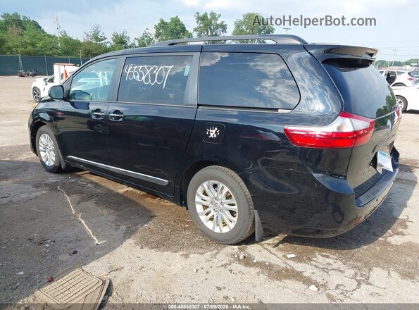 5TDYK3DC2GS723326 2016 TOYOTA SIENNA Black უკანა მარცხენა