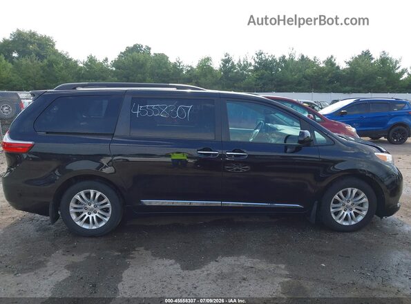 5TDYK3DC2GS723326 2016 TOYOTA SIENNA Black უკანა სალონის ხედი