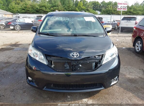 5TDYK3DC2GS723326 2016 TOYOTA SIENNA Black ხელსაწყოთა პანელის ხედი