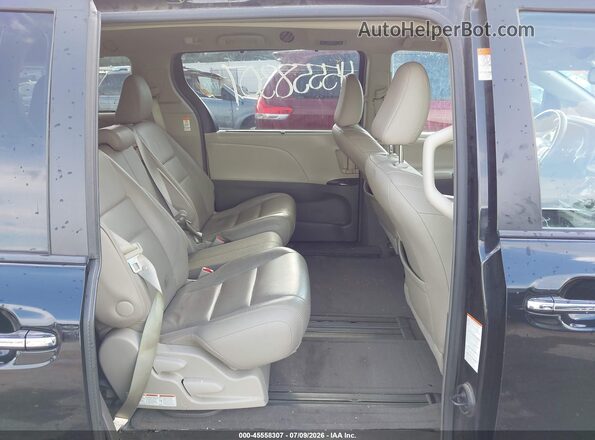 5TDYK3DC2GS723326 2016 TOYOTA SIENNA Black VIN კოდის სტიკერის ხედი