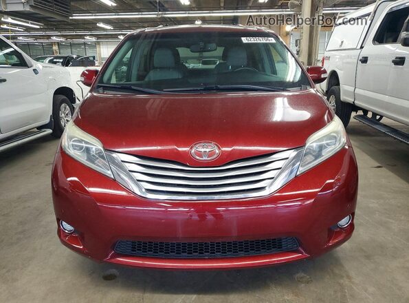 5TDYK3DC2GS738649 2016 TOYOTA SIENNA Red Widok z przodu