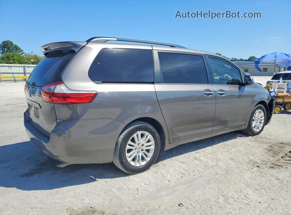 5TDYK3DC3GS699859 2016 TOYOTA SIENNA Charcoal Հետևի աջ