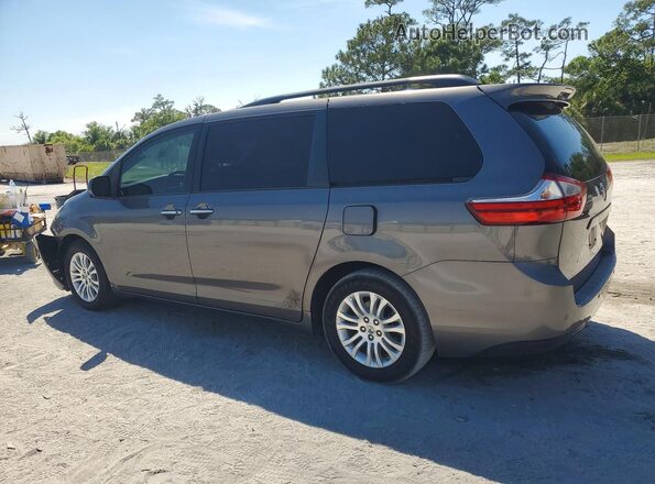 5TDYK3DC3GS699859 2016 TOYOTA SIENNA Charcoal Հետևի ձախ