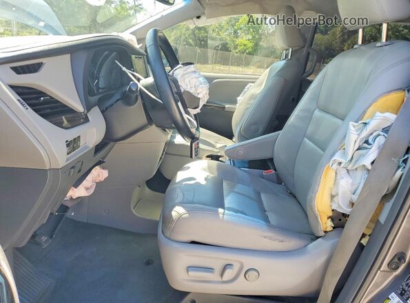 5TDYK3DC3GS699859 2016 TOYOTA SIENNA Charcoal Սալոնի դիմացի տեսք