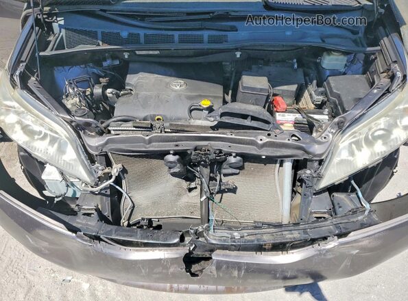 5TDYK3DC3GS699859 2016 TOYOTA SIENNA Charcoal Շարժիչի բաժամունքի տեսք