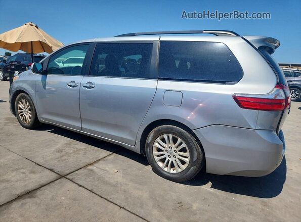 5TDYK3DC3GS716241 2016 TOYOTA SIENNA Silver Հետևի ձախ