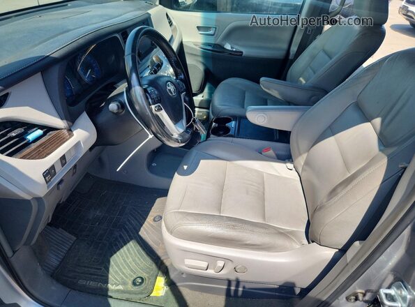 5TDYK3DC3GS716241 2016 TOYOTA SIENNA Silver Սալոնի դիմացի տեսք