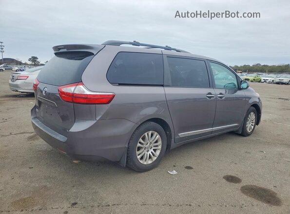 5TDYK3DC3GS723061 2016 TOYOTA SIENNA Silver Հետևի աջ