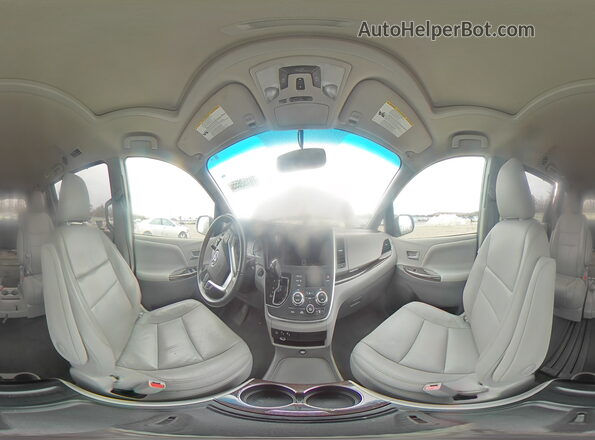 5TDYK3DC3GS723061 2016 TOYOTA SIENNA Silver Սալոնի 360 աստիճան տեսք