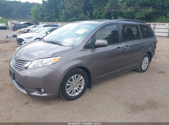5TDYK3DC3GS729779 2016 TOYOTA SIENNA Серый Передняя левая четверть