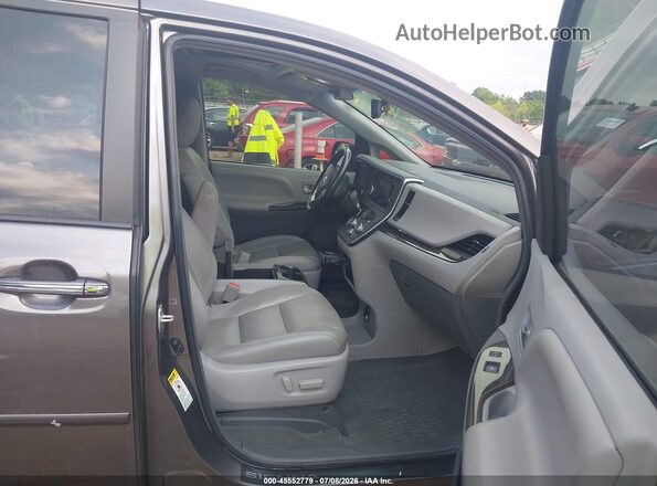 5TDYK3DC3GS729779 2016 TOYOTA SIENNA Серый Вид салона спереди