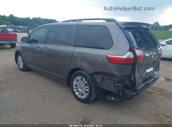 5TDYK3DC3GS729779 2016 TOYOTA SIENNA Серый Задняя левая четверть