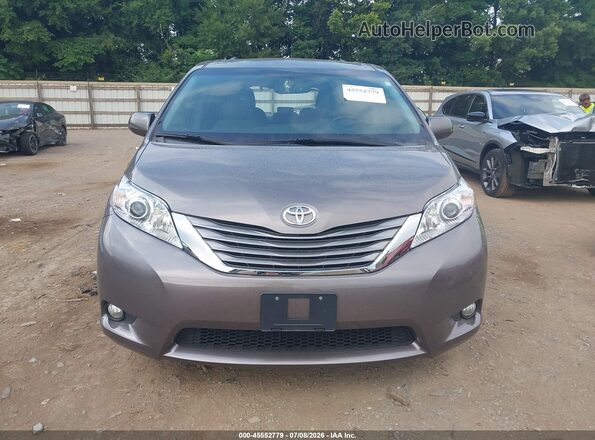 5TDYK3DC3GS729779 2016 TOYOTA SIENNA Серый Вид щитка приборов