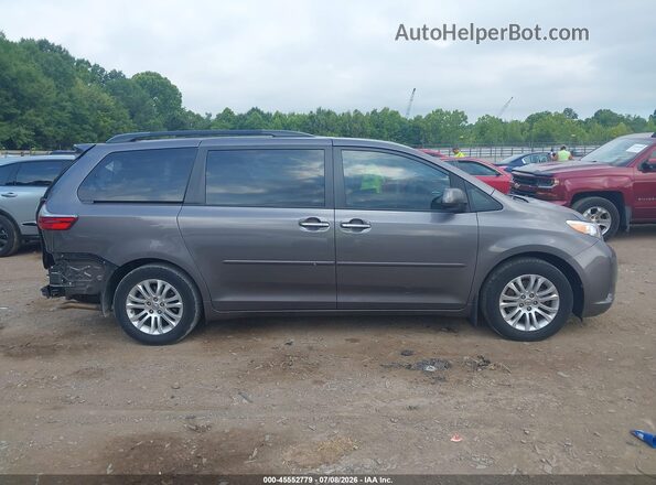 5TDYK3DC3GS729779 2016 TOYOTA SIENNA Серый Вид задней части салона