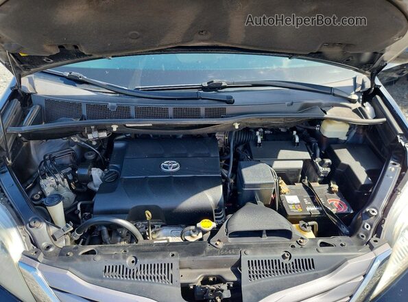5TDYK3DC3GS729958 2016 TOYOTA SIENNA Black Engine compartment view