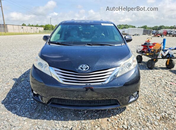 5TDYK3DC3GS729958 2016 TOYOTA SIENNA Black Front view